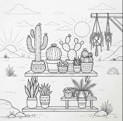 COZY NOOK : A Mindful Coloring Journey for Adults
