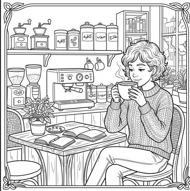 COZY NOOK : A Mindful Coloring Journey for Adults