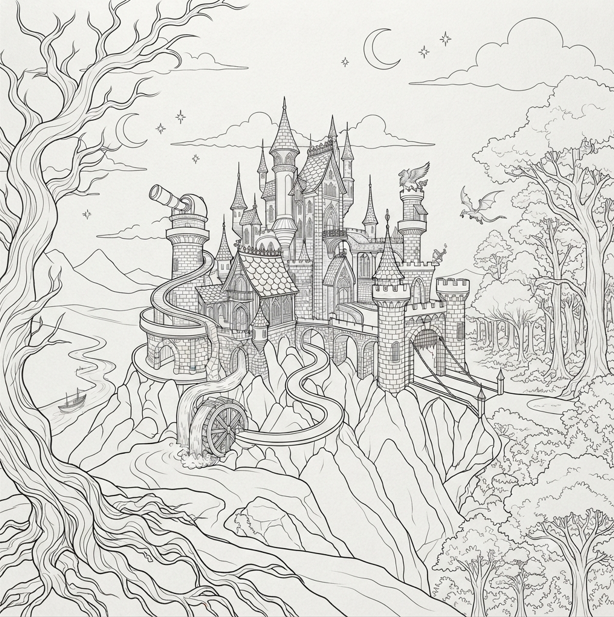 COZY NOOK : A Mindful Coloring Journey for Adults
