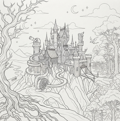 COZY NOOK : A Mindful Coloring Journey for Adults