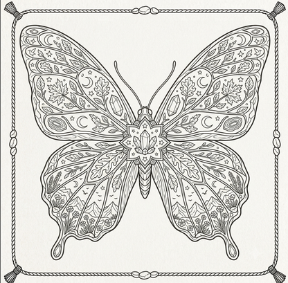 COZY NOOK : A Mindful Coloring Journey for Adults